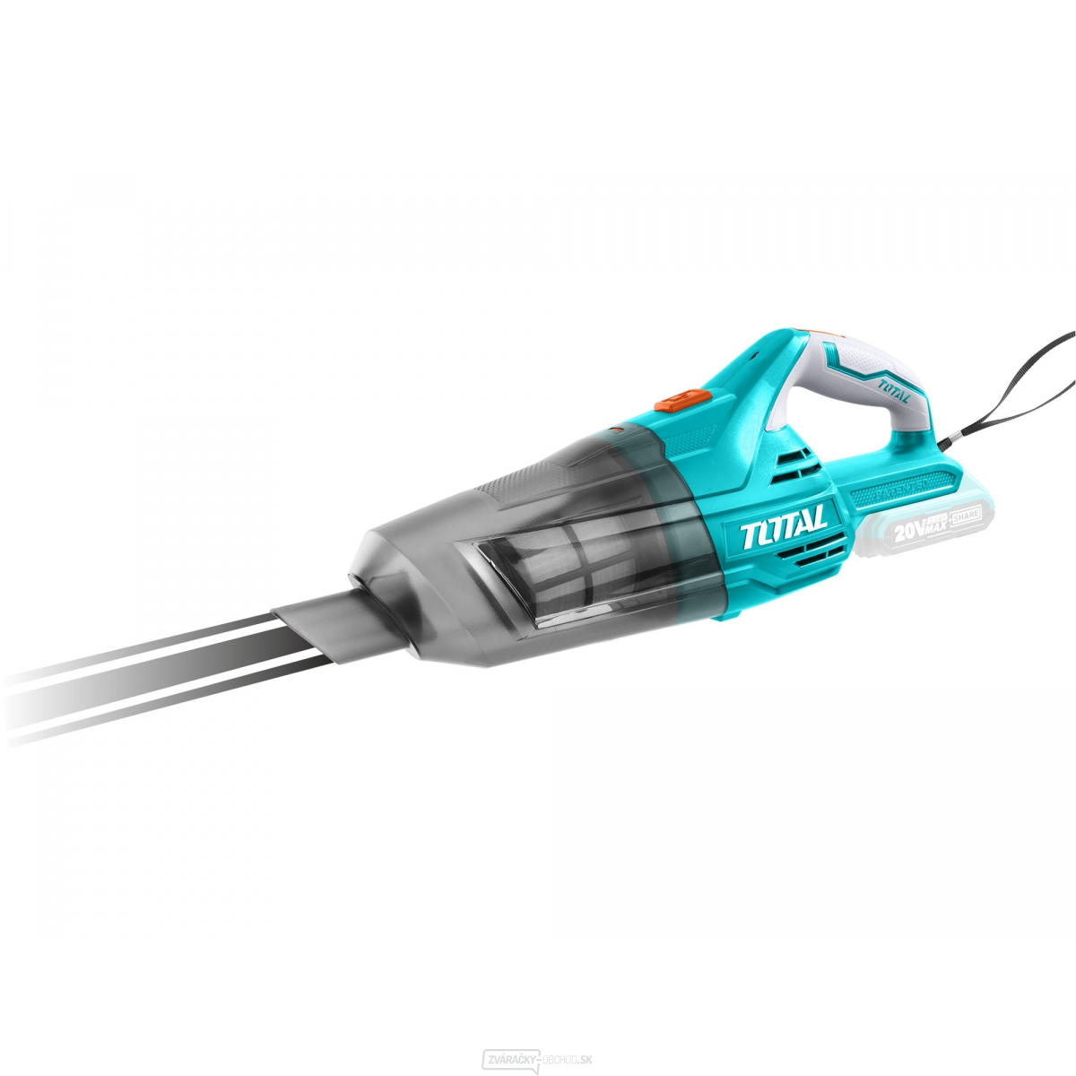 Ručný vysávač aku, 20V Li-ion, 2000mAh