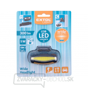 čelovka širokouhlá 300lm, 5W COB LED čelovka širokouhlá 300lm, 5W COB LED náhled