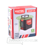 Laser zelený líniový, krížový samonivelačné náhled