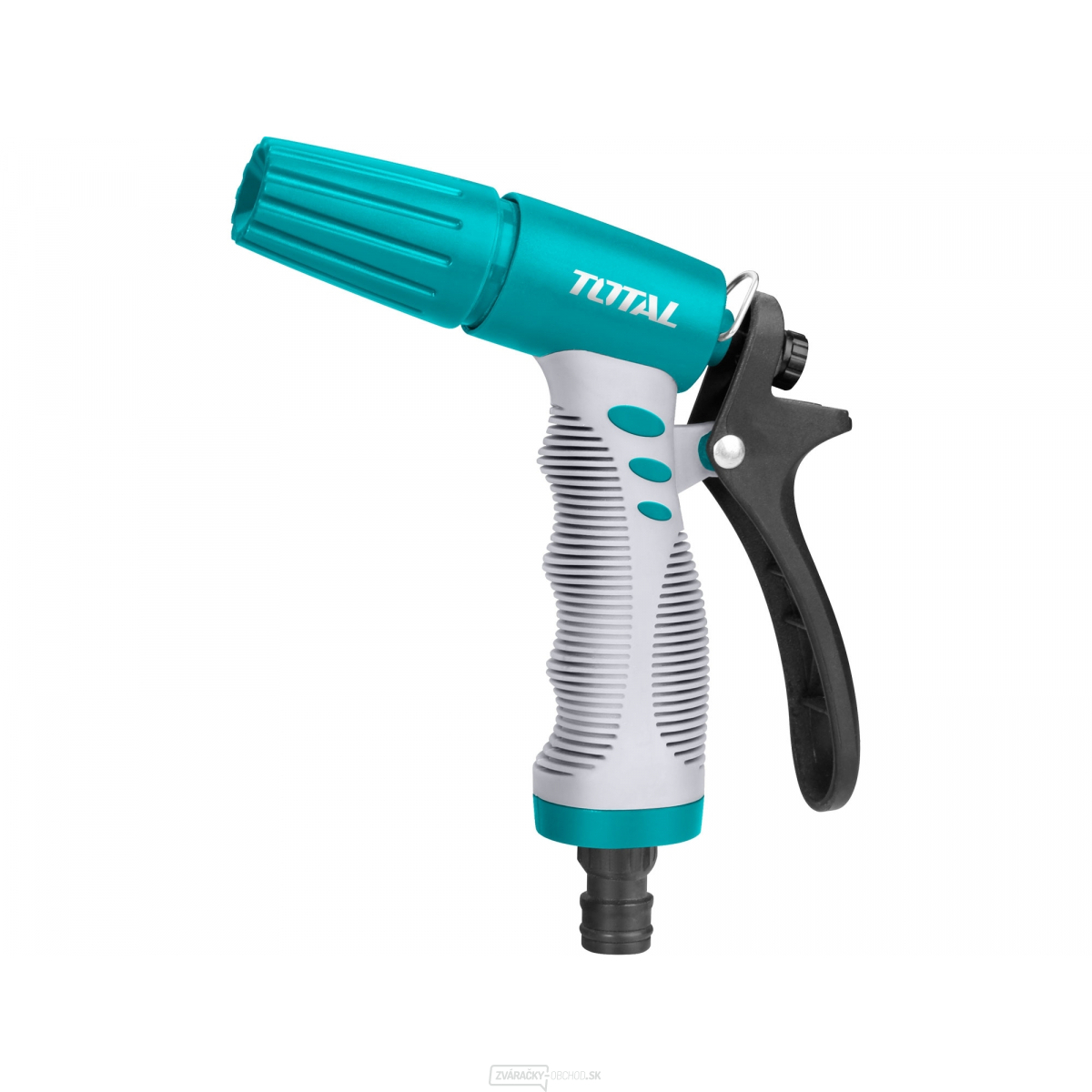 Postrekovač záhradný, možnosť regulácie prietoku aj striekanie, pre 3/4"hadicu, ABS