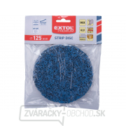 Kotúč brúsny nylonový, suchý zips, O 125x14mm, nylon/abrazivo SiC Náhľad