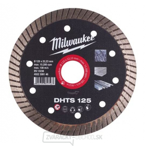 Milwaukee Diamantový kotúč DHTS 125 - 1ks gallery main image