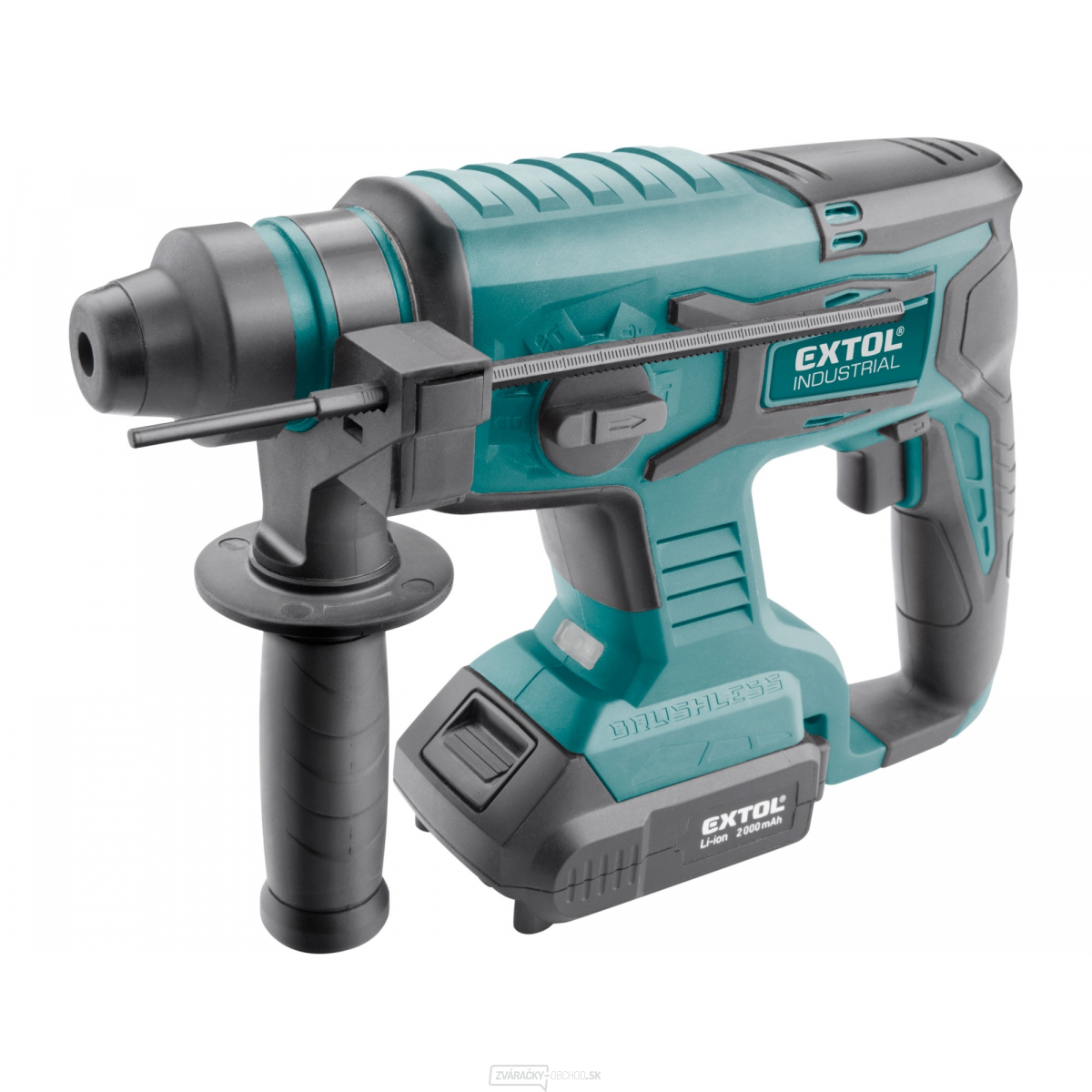 Kladivo vŕtacie aku SHARE20V, 1,7J, SDS plus, BRUSHLESS, 20V Li-ion, 2000mAh Kladivo vŕtacie aku SHARE20V, 1,7J, SDS plus, BRUSHLESS, 20V Li-ion, 2000mAh gallery main image