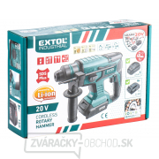 Kladivo vŕtacie aku SHARE20V, 1,7J, SDS plus, BRUSHLESS, 20V Li-ion, 2000mAh náhled