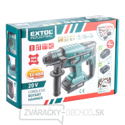 Kladivo vŕtacie aku SHARE20V, 1,7J, SDS plus, BRUSHLESS, 20V Li-ion, 2000mAh náhled