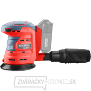 Aku excentrická brúska Extol Premium SHARE20V, 20V Li-ion, bez batérie a nabíjačky, 125mm Náhľad