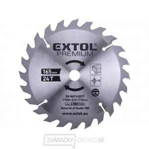 Kotúč pílový s SK plátkami, 165x1,4x16mm, 24T Kotúč pílový s SK plátkami, 165x1,4x16mm, 24T gallery main image