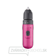 Aku vŕtací skrutkovač ružový EXTOL 12V Li-ion, 1500mAh náhled