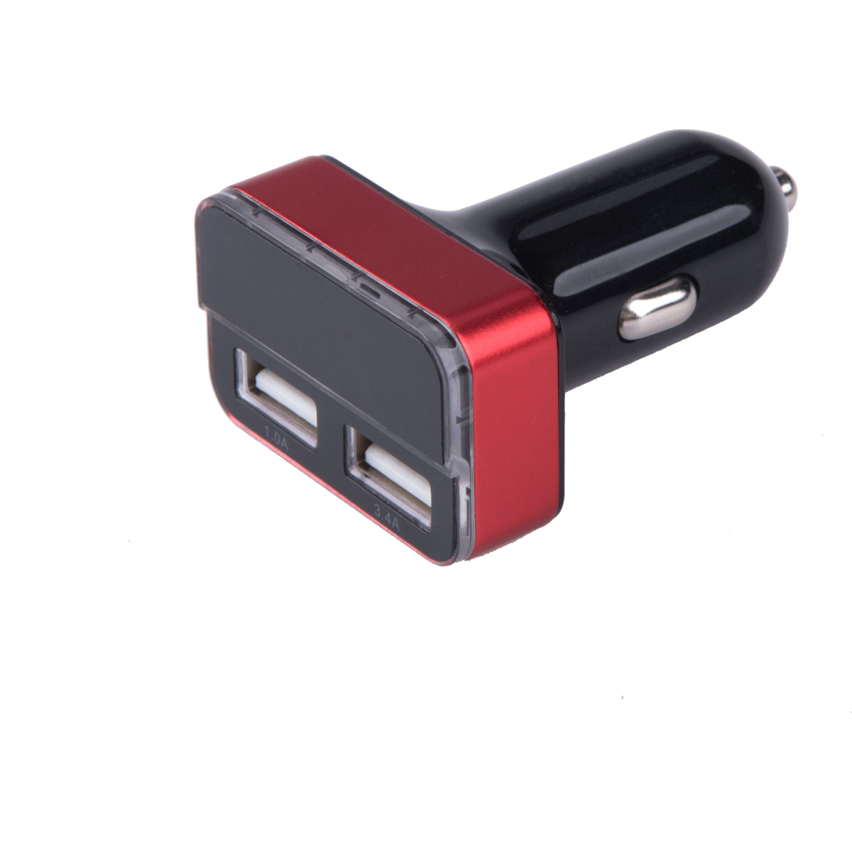 E-shop EXTOL ENERGY Nabíjačka USB do auta, 12/24V, 2xUSB, merač, 3,4A, 17W 42084