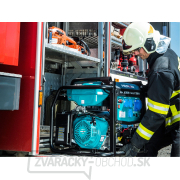 Elektrocentrála benzínová 17HP/8,2kW, podvozok, elektrický štart Elektrocentrála benzínová 17HP/8,2kW, podvozok, elektrický štart náhled