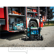 Elektrocentrála benzínová 17HP/8,2kW, podvozok, elektrický štart Elektrocentrála benzínová 17HP/8,2kW, podvozok, elektrický štart náhled