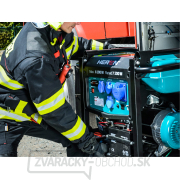 Elektrocentrála benzínová 17HP/8,2kW, podvozok, elektrický štart náhled