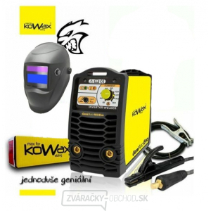 KOWAX® GeniArc® 160 EVO Zvárací invertor MMA/TIG SET03a - 3m Káble + Kukla + Elektródy 2.5mm/2.5kg