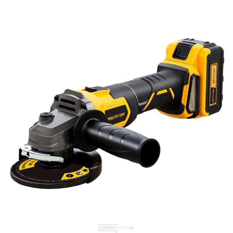 Aku uhlová brúska 125mm ADLER AKU-125S