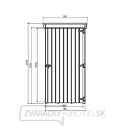 Drevený domček SOLID DEBORA 1 - 90 x 96 cm (S8581-1) Náhľad