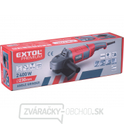 Brúska uhlová, otočná rukoväť, 230mm, 2400W Brúska uhlová, otočná rukoväť, 230mm, 2400W náhled