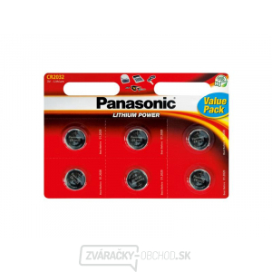 Batérie CR2032 PANASONIC lítiová 6BP Batérie CR2032 PANASONIC lítiová 6BP gallery main image
