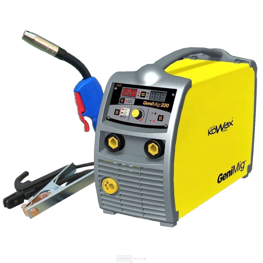 Genimig 220, Zvárací invertor MIG/MAG/MMA + horák 4m + káble 3m