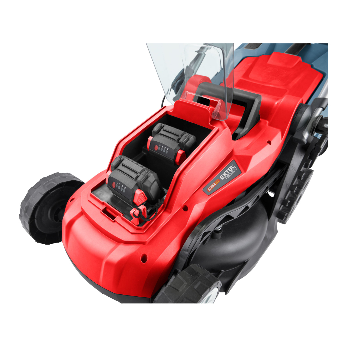 Kosačka aku bez pojazdu, BRUSHLESS, 20V Li-ion, 2x2000mAh Náhľad