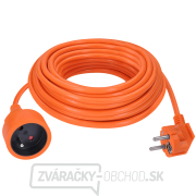 Solight predlžovací prívod - spojka, 1 zásuvka, 7m, 3 x 1mm2, oranžová Náhľad