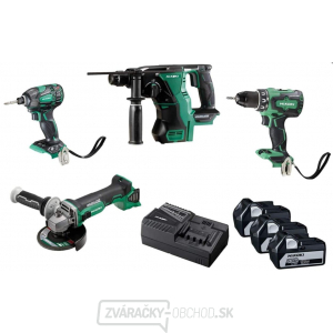 HIKOKI 4-dielny 18V set KC18DG4LWDZ gallery main image