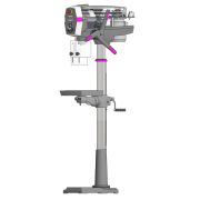 Stĺpová vŕtačka OPTIdrill DP 26 F (400 V) náhled