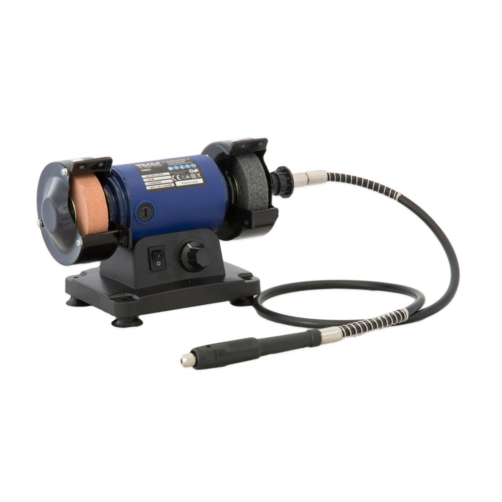 TUSON - dvojkotúčová mini brúska s prídavnou priamou brúskou