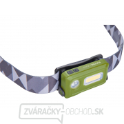 čelovka 140l, USB nabíjanie, LED + COB LED čelovka 140l, USB nabíjanie, LED + COB LED náhled