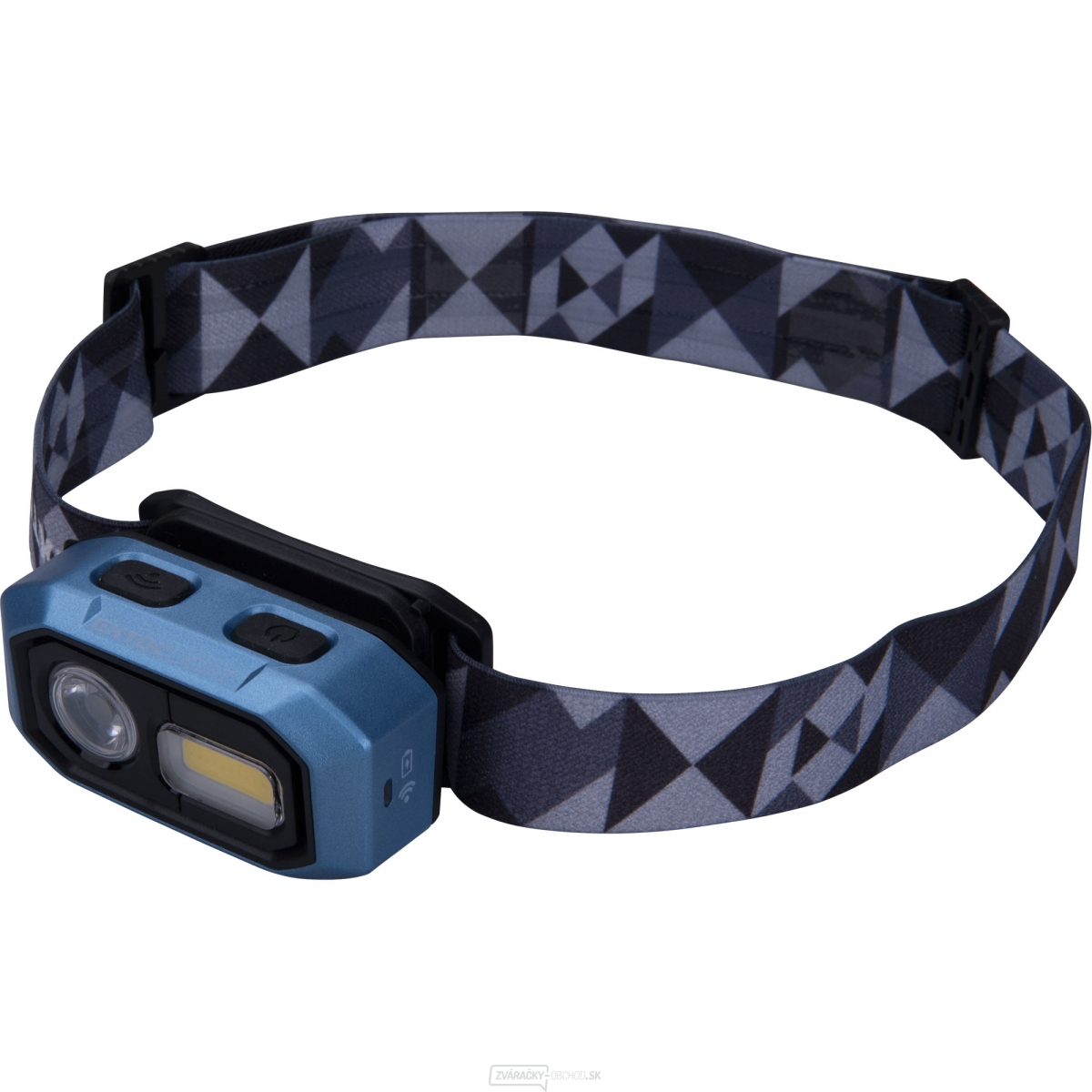 čelovka 480L, USB nabíjanie, IR čidlo, OSRAM LED + COB LED