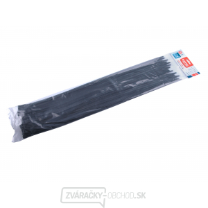 Pásky sťahovacie na káble čierne, 600x8,8mm, 50ks, nylon PA66
