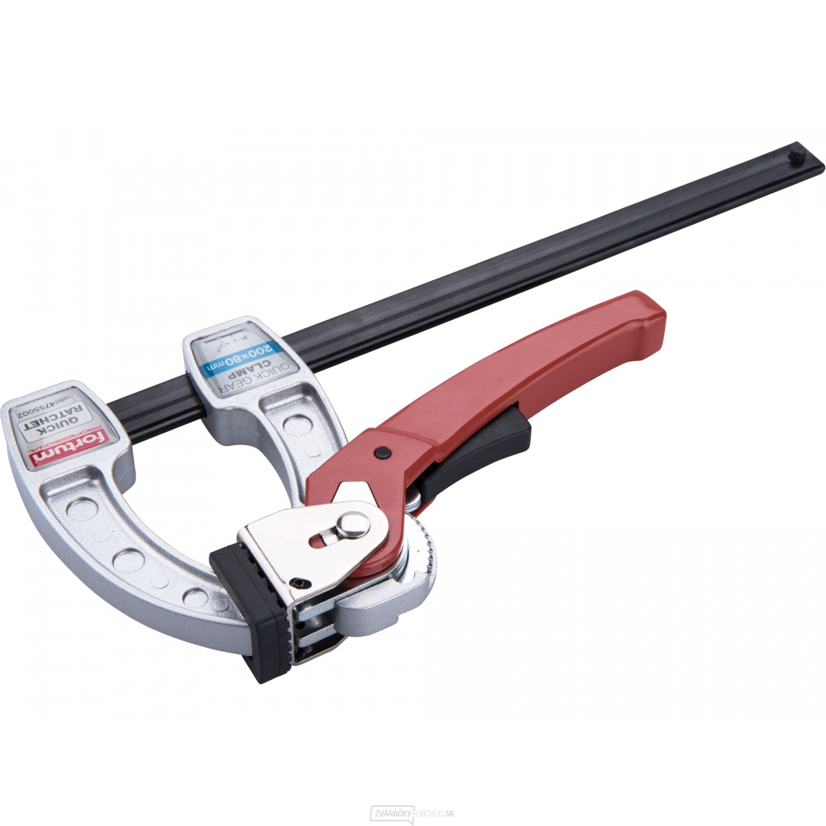 Svorka F račňová-rýchloupínacie, 200x80mm