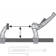 Svorka F račňová-rýchloupínacie, 200x80mm Náhľad