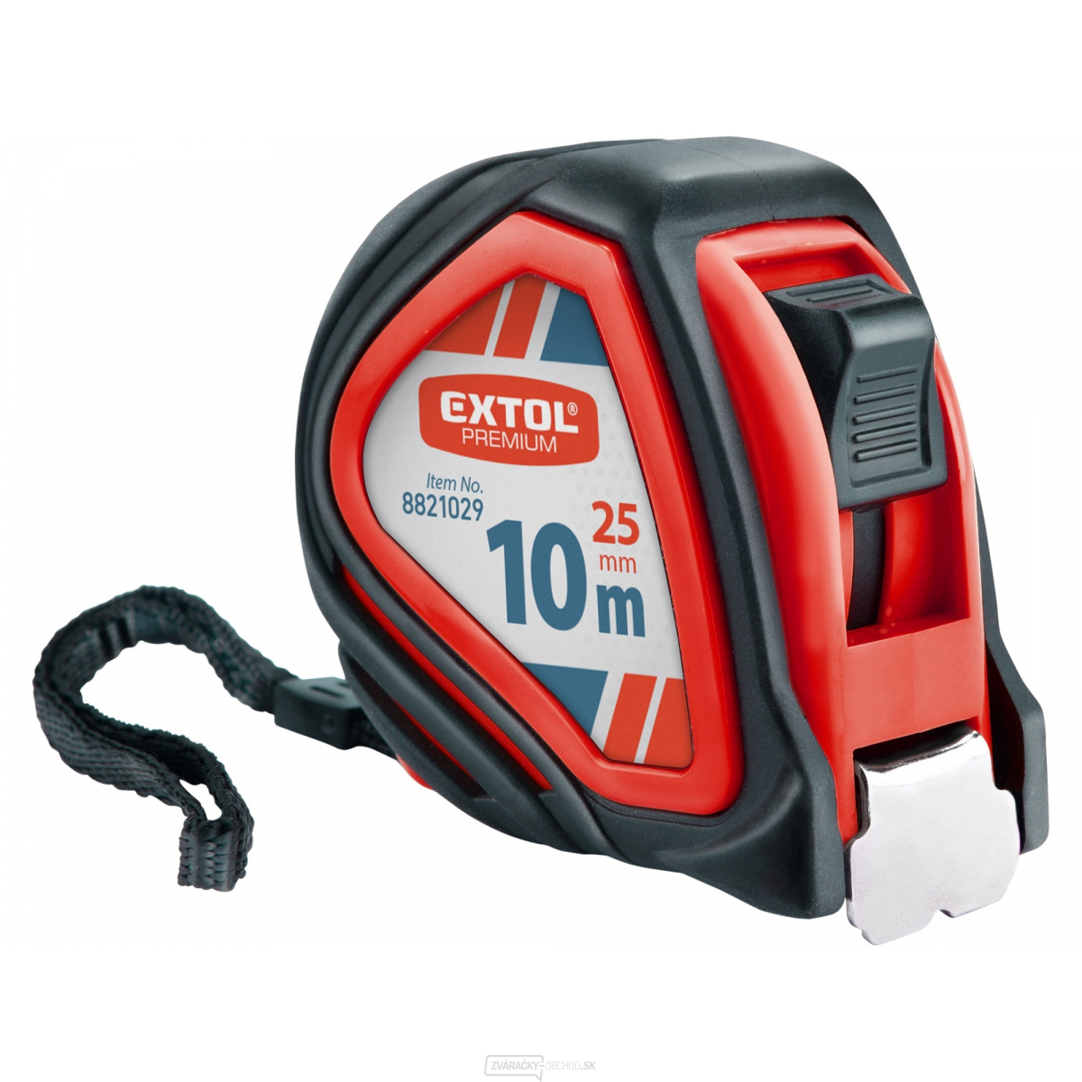 Meter zvinovací, 10m, š. pásky 25mm