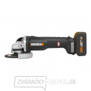 Aku uhlová brúska 125mm WORX Orange WX812, 20V, 1x4.0Ah - Powershare Náhľad