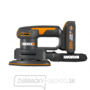 Akumulátorová vibračná brúska WORX Orange WX822 - 20V, 1x2.0Ah - Powershare Náhľad