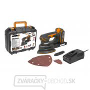 Akumulátorová vibračná brúska WORX Orange WX822 - 20V, 1x2.0Ah - Powershare Náhľad