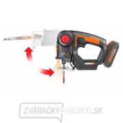 WX550 - Aku dvojkombinácia - chvostovka + priamočiara píla, 1x2.0Ah - Powershare WX550 - Aku dvojkombinácia - chvostovka + priamočiara píla, 1x2.0Ah - Powershare gallery main image