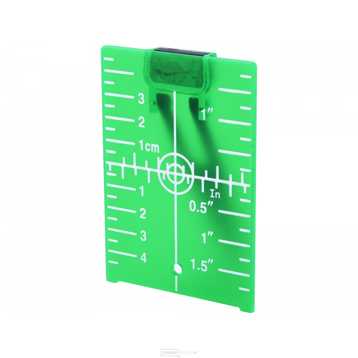 Terč pre zvýraznenie laser. lúča, zelený