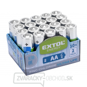 Batéria zink-chloridové, 20ks, 1,5V AA (R6) gallery main image