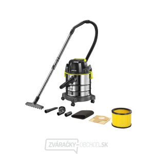 Ryobi R18WDV-0 aku 18V vysávač na mokré a suché vysávanie ONE + (bez batérie a nabíjačky) gallery main image