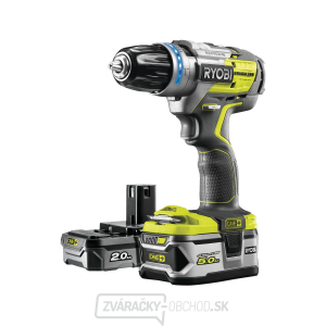 Ryobi R18PDBL-252S 18 V bezkefkové príklepová vŕtačka + 1x 2Ah + 1x 5Ah batéria + nabíjačka ONE +