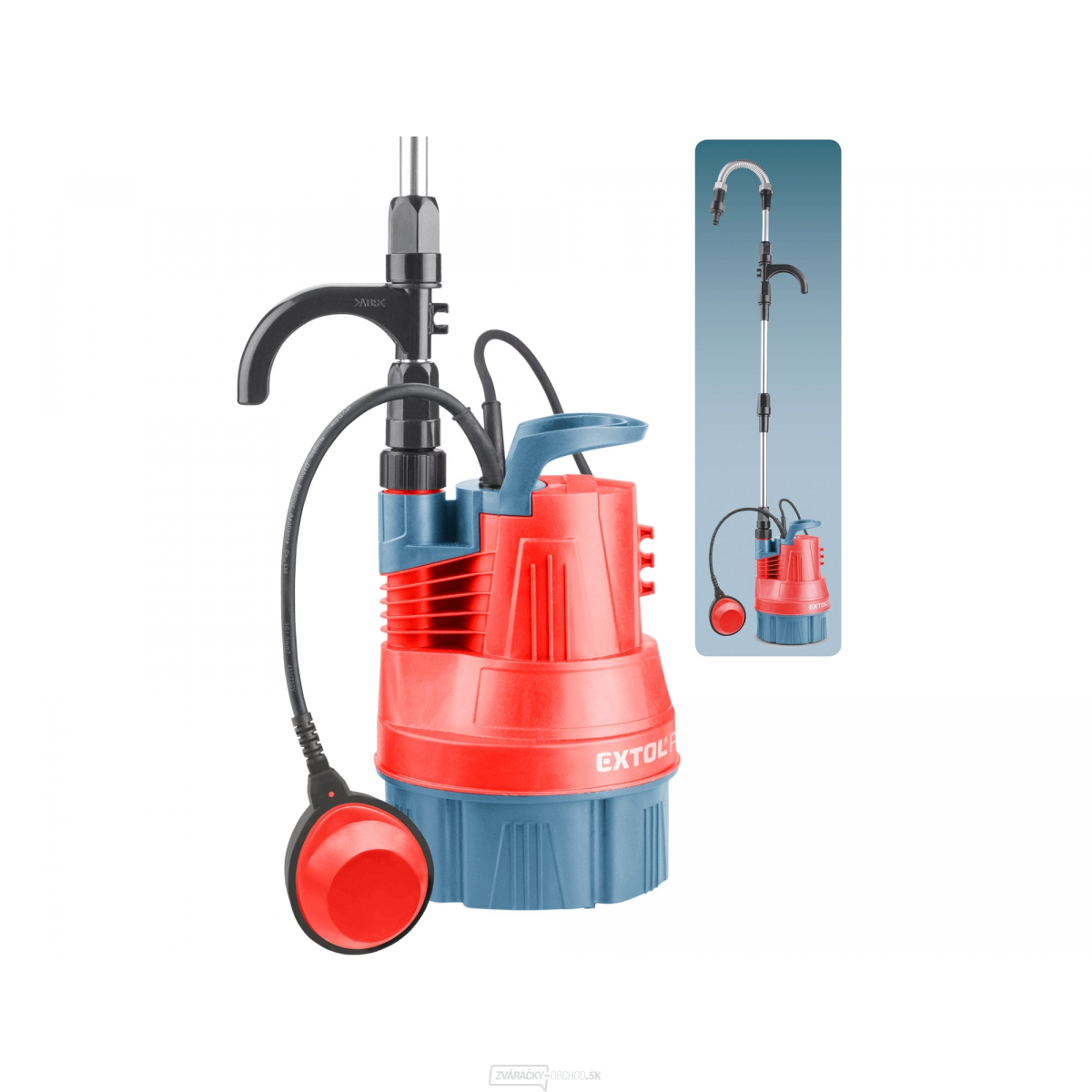 Ponorné čerpadlo do suda EXTOL PREMIUM 350W, 5000l/h