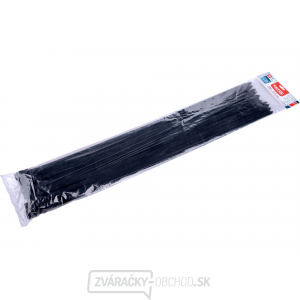 Pásky sťahovacie na káble čierne, 900x12,4mm, 50ks, nylon PA66