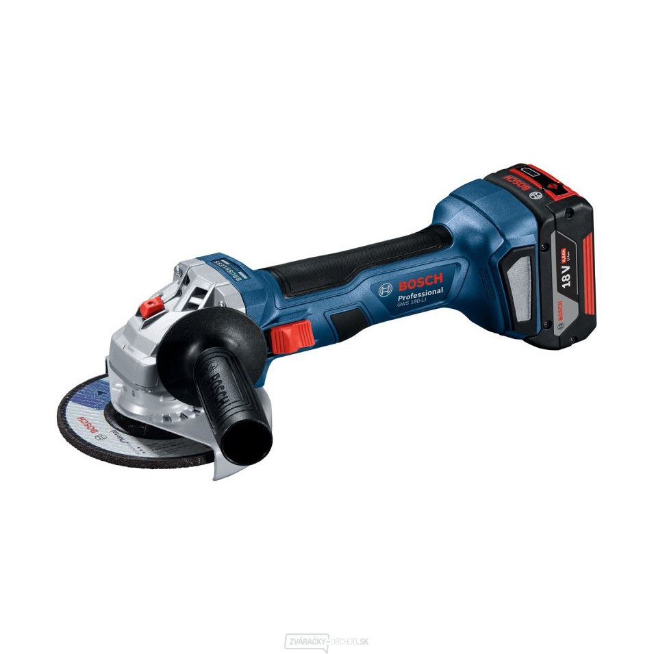 Aku uhlová brúska 125mm BOSCH GWS 180-Li