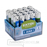 batéria zink-chloridové, 20ks, 1,5V AAA (R03) gallery main image