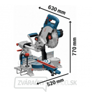 BOSCH Aku pokosová píla GCM 18V-216 BiTurbo Náhľad