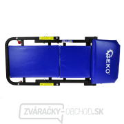 Dielenské skladacie lehátko, sedátko 2 v 1, pojazdné náhled