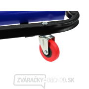 Dielenské skladacie lehátko, sedátko 2 v 1, pojazdné náhled