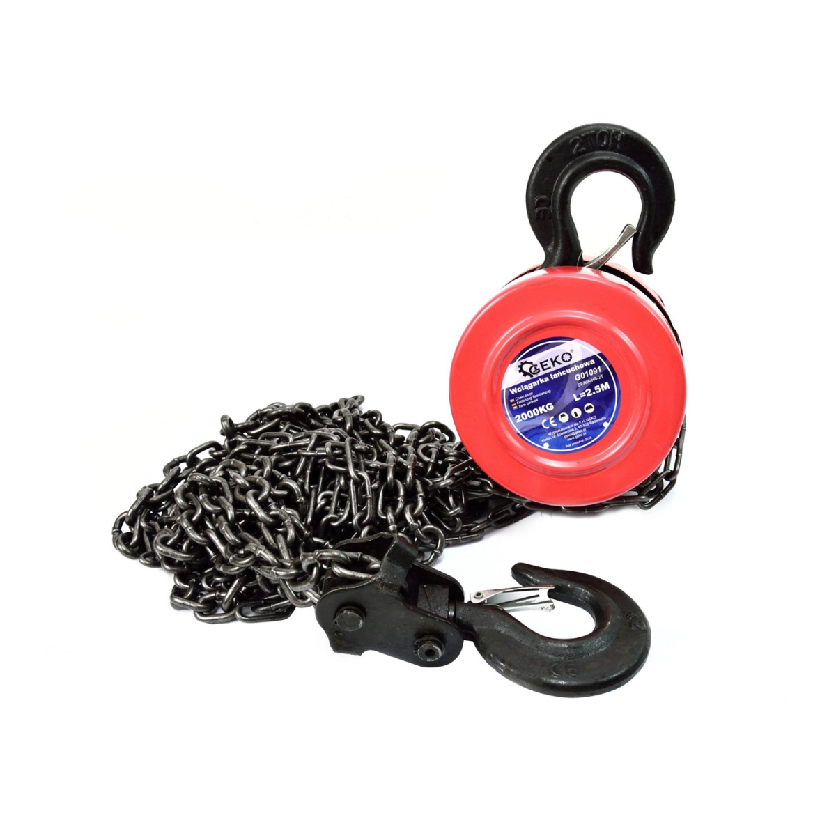 Reťazový kladkostroj 2Tx2,5m ("mačka")