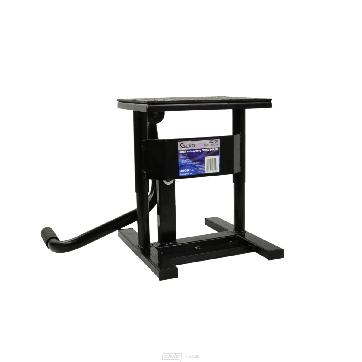 Stojan motocyklový Cross, Enduro s voliteľnou výškou pracovnej plochy